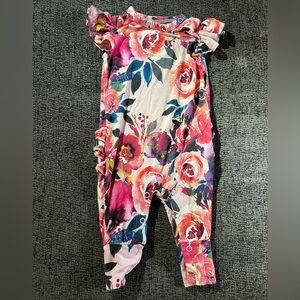 Posh Peanut Dusk Rose Romper